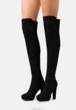 over-the-knee stövlar svarta Anna Field 42BF62227 kvinnor