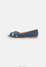 peeptoe balett pumps blå Anna Field 42BF62120 kvinnor - Bild 2