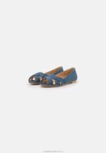 peeptoe balett pumps blå Anna Field 42BF62120 kvinnor - Bild 3