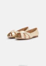 peeptoe balett pumps guld Anna Field 42BF62103 kvinnor - Bild 3