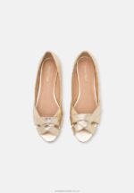 peeptoe balett pumps guld Anna Field 42BF62103 kvinnor - Bild 6