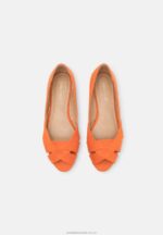 peeptoe balett pumps orange Anna Field 42BF62153 kvinnor - Bild 6
