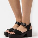 plattformssandaler svarta Anna Field 42BF61583 kvinnor
