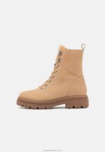 plattformsstövlar i läder beige Anna Field 42BF62034 kvinnor - Bild 2