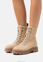 plattformsstövlar i läder beige Anna Field 42BF62034 kvinnor