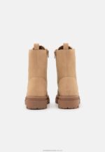 plattformsstövlar i läder beige Anna Field 42BF62034 kvinnor - Bild 4