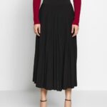 plisse a-line midikjol a-line kjol svart Anna Field 42BF6782 kvinnor