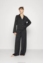 pyjamasset svart/benvit Anna Field 42BF61062 kvinnor - Bild 2