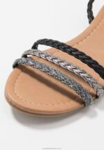 sandaler svart/silver Anna Field 42BF61248 kvinnor - Bild 3