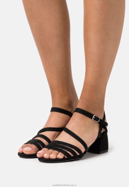 sandaler svarta Anna Field 42BF61279 kvinnor