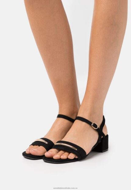 sandaler svarta Anna Field 42BF61302 kvinnor
