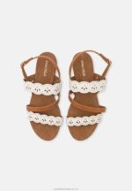 sandaler vita/konjak Anna Field 42BF61308 kvinnor - Bild 6