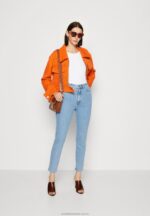 slim fit jeans ljusblå denim Anna Field 42BF6663 kvinnor - Bild 2
