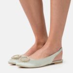 slingback balett pumps grön Anna Field 42BF62186 kvinnor