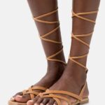 t-bar sandaler cognac Anna Field 42BF61501 kvinnor