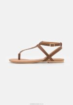 t-bar sandaler cognac Anna Field 42BF61537 kvinnor - Bild 2