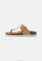 t-bar sandaler khaki Anna Field 42BF61543 kvinnor - Bild 2