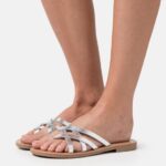 t-bar sandaler silver Anna Field 42BF61546 kvinnor