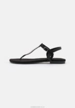 t-bar sandaler svarta Anna Field 42BF61504 kvinnor - Bild 2