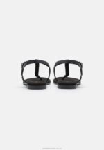 t-bar sandaler svarta Anna Field 42BF61504 kvinnor - Bild 4