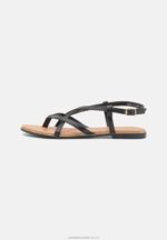 t-bar sandaler svarta Anna Field 42BF61506 kvinnor - Bild 2