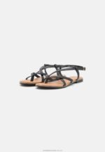 t-bar sandaler svarta Anna Field 42BF61506 kvinnor - Bild 3