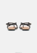 t-bar sandaler svarta Anna Field 42BF61506 kvinnor - Bild 4
