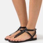 t-bar sandaler svarta Anna Field 42BF61516 kvinnor