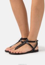 t-bar sandaler svarta Anna Field 42BF61516 kvinnor
