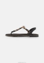 t-bar sandaler svarta Anna Field 42BF61530 kvinnor - Bild 2