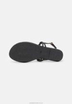 t-bar sandaler svarta Anna Field 42BF61538 kvinnor - Bild 5