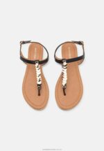 t-bar sandaler svarta Anna Field 42BF61547 kvinnor - Bild 6