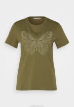 tryck t-shirt grön Anna Field 42BF6349 kvinnor - Bild 5
