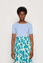tryck t-shirt ljusblå/vit Anna Field 42BF6292 kvinnor - Bild 4