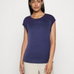 tryck t-shirt mörkblå Anna Field 42BF6253 kvinnor