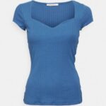 tryck t-shirt mörkblå Anna Field 42BF6275 kvinnor