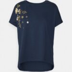 tryck t-shirt mörkblå Anna Field 42BF6357 kvinnor