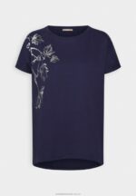 tryck t-shirt mörkblå Anna Field 42BF6362 kvinnor - Bild 4