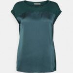 tryck t-shirt mörkgrön Anna Field 42BF6241 kvinnor
