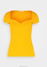 tryck t-shirt mörkgul Anna Field 42BF6250 kvinnor - Bild 5