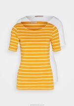 tryck t-shirt mörkgul/vit Anna Field 42BF6295 kvinnor - Bild 6