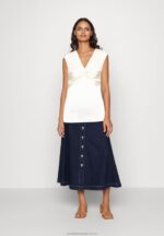 tryck t-shirt off-white Anna Field 42BF6311 kvinnor - Bild 2