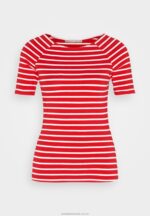 tryck t-shirt röd/vit Anna Field 42BF6340 kvinnor - Bild 5