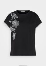 tryck t-shirt svart Anna Field 42BF6331 kvinnor - Bild 5