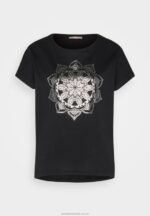 tryck t-shirt svart Anna Field 42BF6332 kvinnor - Bild 5