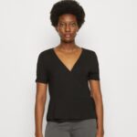 tryck t-shirt svart Anna Field 42BF6361 kvinnor