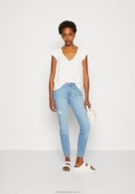 tryck t-shirt vit Anna Field 42BF6265 kvinnor - Bild 2