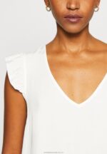 tryck t-shirt vit Anna Field 42BF6265 kvinnor - Bild 6