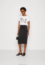 tryck t-shirt vit Anna Field 42BF6333 kvinnor - Bild 2