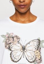 tryck t-shirt vit Anna Field 42BF6333 kvinnor - Bild 6